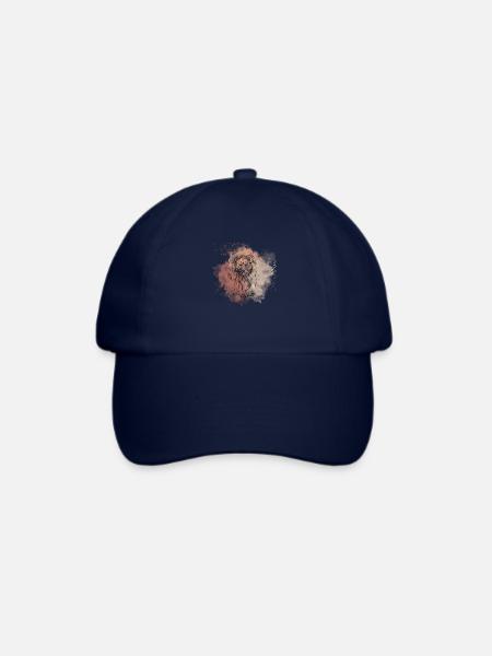 Löwe - Baseballkappe - Blau/Blau
