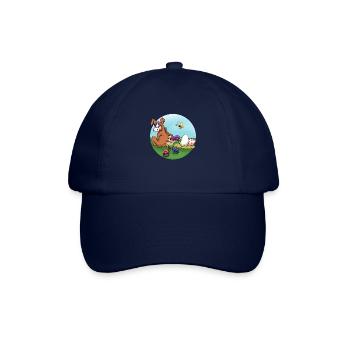 Osterhase - Baseballkappe - Blau/Blau - Vorne