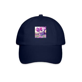 Skull in Paradise - Baseballkappe - Blau/Blau - Vorne