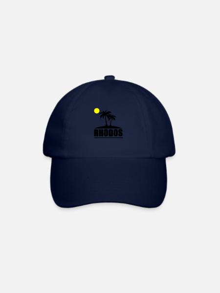 rhodos - Baseballkappe - Blau/Blau