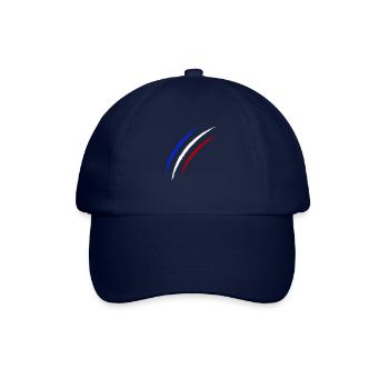 krallen frankreich - Baseballkappe - Blau/Blau - Vorne