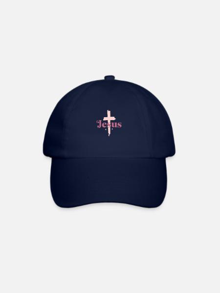 Kreuz - Baseballkappe - Blau/Blau