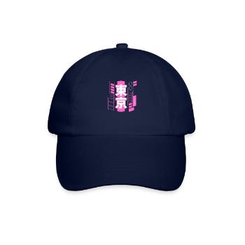 Tokio Cyberpunk - Baseballkappe - Blau/Blau - Vorne