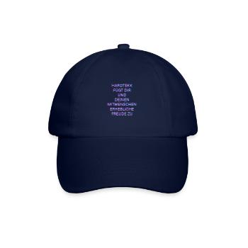 Hardtekk Tekk - Baseballkappe - Blau/Blau - Vorne
