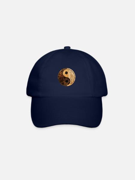 Yin Yang Logo - Baseballkappe - Blau/Blau