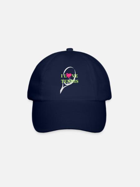 I LOVE TENNIS - Baseballkappe - Blau/Blau