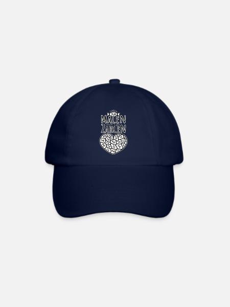 JGA Malen nach den Zahlen - lustiges Junggesellen - Baseballkappe - Blau/Blau