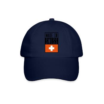 swiss made in - Baseballkappe - Blau/Blau - Vorne