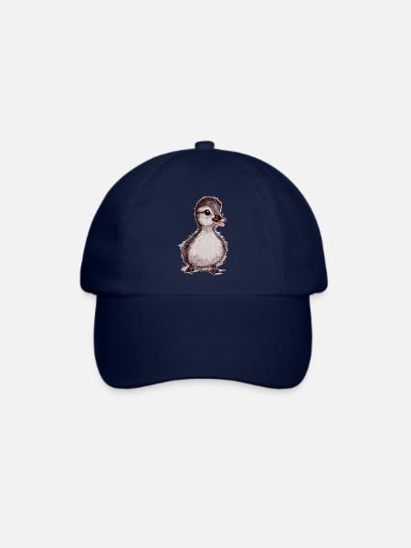 Baby Ente Skizze Süßes Tierchen Entlein Enteküken - Baseballkappe - Blau/Blau