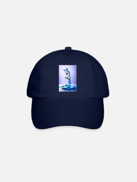 Fisch - Baseballkappe - Blau/Blau