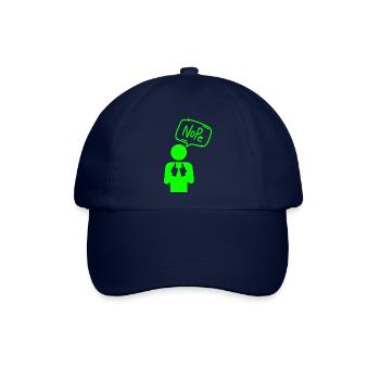 Nope - Baseballkappe - Blau/Blau - Vorne