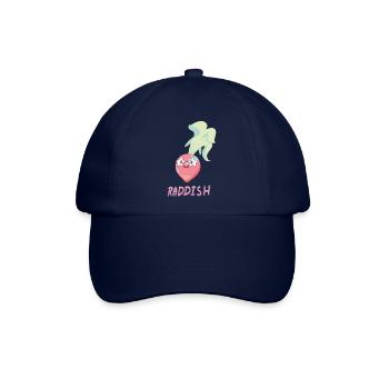 Süßer Cartoon Rettich - Baseballkappe - Blau/Blau - Vorne