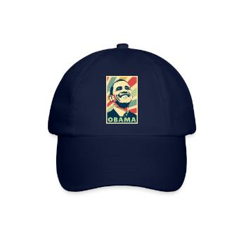 Barack Obama Vintage Farben - Baseballkappe - Blau/Blau - Vorne