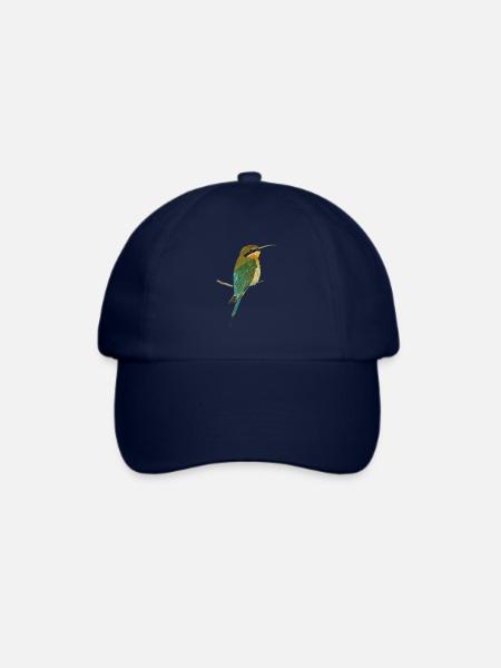 Bienenfresser Vögel Paradiesvogel Merops apiaster - Baseballkappe - Blau/Blau