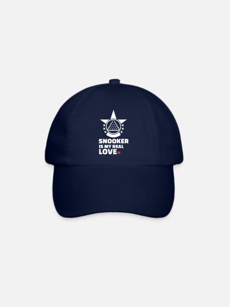 Ich Liebe Snooker - Baseballkappe - Blau/Blau