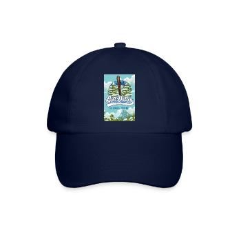 Auburn Maine Lost Valley Skireisen Poster drucken - Baseballkappe - Blau/Blau - Vorne
