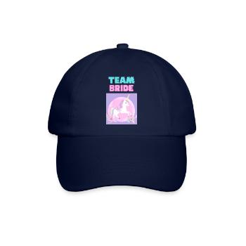 TEAM Bride - Junggesellinenabschied - Baseballkappe - Blau/Blau - Vorne