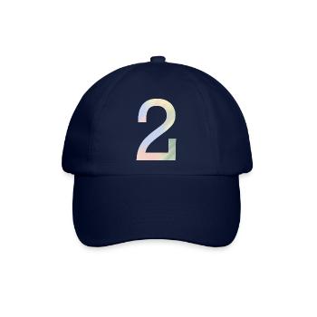 2 in pastellfarben - Baseballkappe - Blau/Blau - Vorne