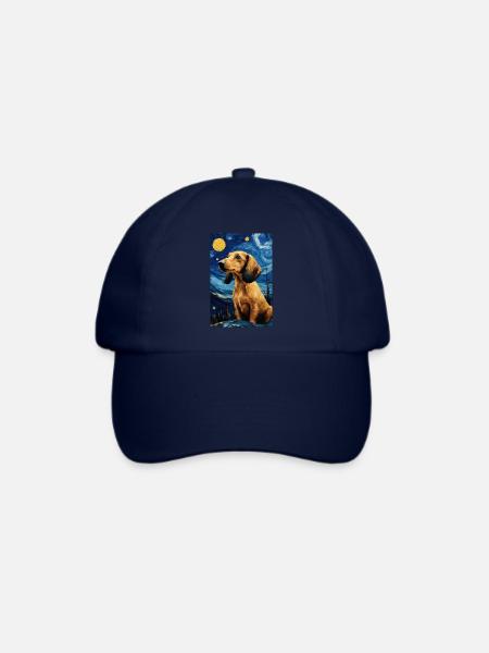 Dackel - Baseballkappe - Blau/Blau