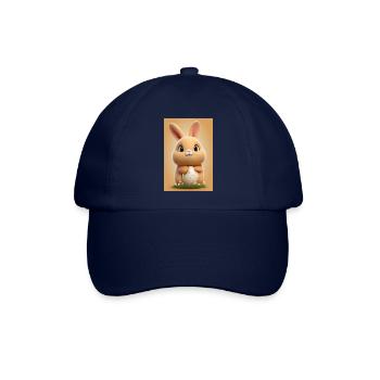 Osterhase - Baseballkappe - Blau/Blau - Vorne