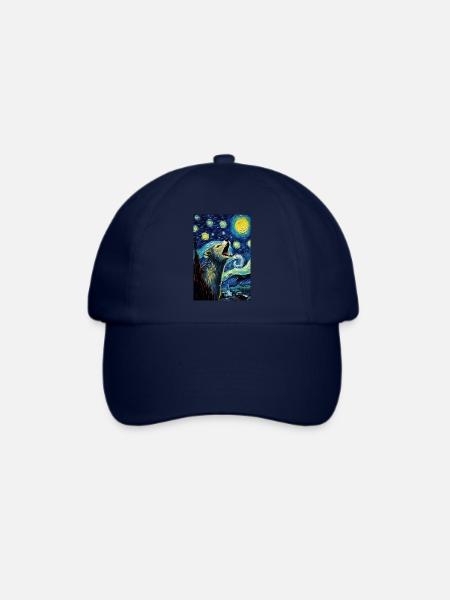 Wolf - Baseballkappe - Blau/Blau
