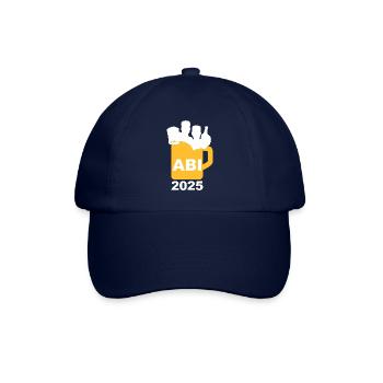 Bier Liga Logo ABI 2025 Maßkrug 4 - Baseballkappe - Blau/Blau - Vorne