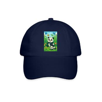 Bamboo Bär - Baseballkappe - Blau/Blau - Vorne