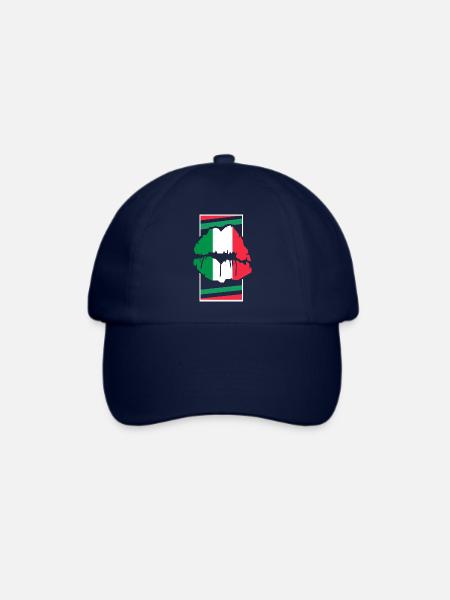 Italien - Baseballkappe - Blau/Blau