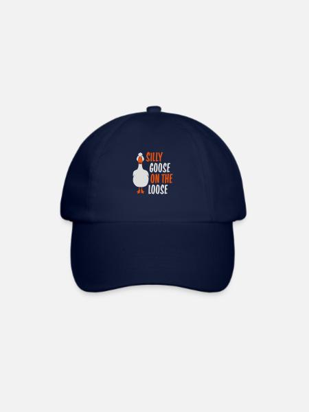 goose on the loose - Baseballkappe - Blau/Blau