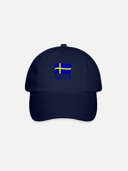 sweden - Baseballkappe - Blau/Blau