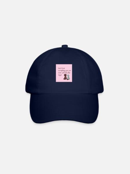 Vertraue nicht allem, was du siehst - Baseballkappe - Blau/Blau