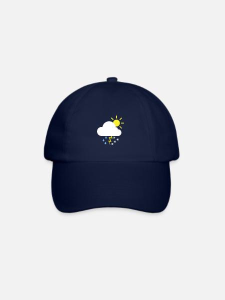 Heute gewesen - Baseballkappe - Blau/Blau
