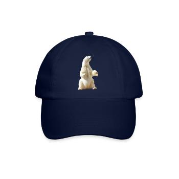 polar bear eisbaer nordpol north pole alaska6 - Baseballkappe - Blau/Blau - Vorne