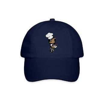 kochen kleines mädchen - Baseballkappe - Blau/Blau - Vorne