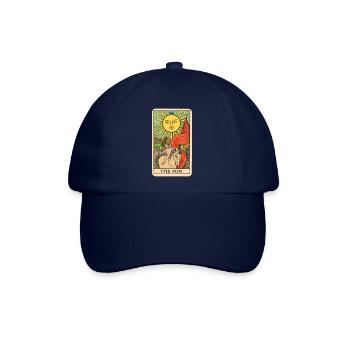 Die Moon Card - Baseballkappe - Blau/Blau - Vorne