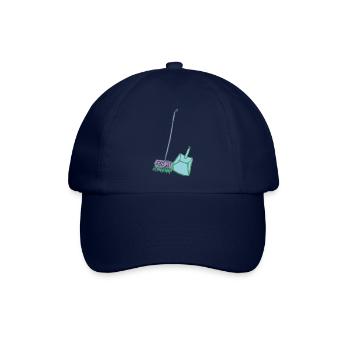 haushalt besen und schaufel - Baseballkappe - Blau/Blau - Vorne