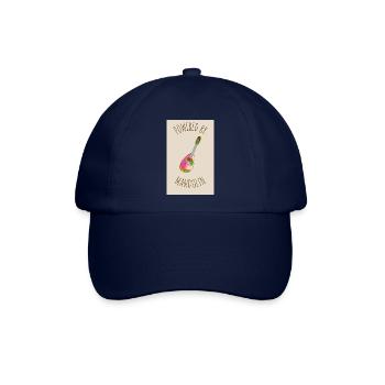 Powered by Mandolin - Baseballkappe - Blau/Blau - Vorne