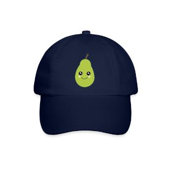 Kawaii Birne Kawaii Früchte Kawaii Obst - Baseballkappe - Blau/Blau - Vorne