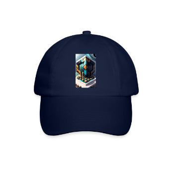 Mystische Formen - Baseballkappe - Blau/Blau - Vorne