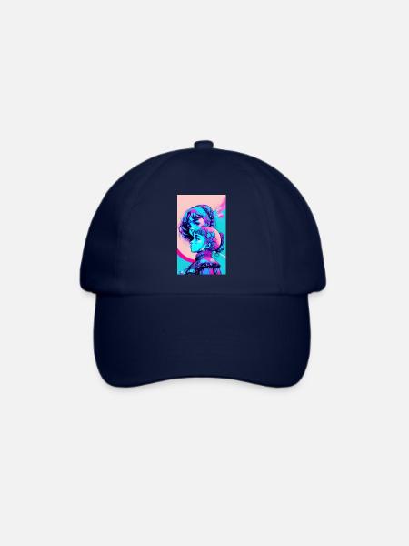 2 Girls - Baseballkappe - Blau/Blau