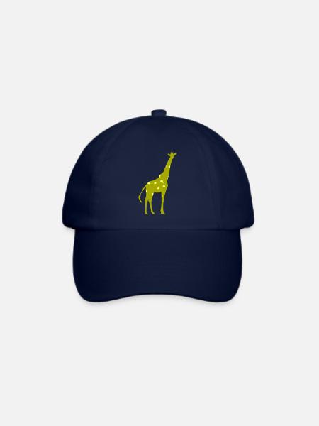 Giraffe - Baseballkappe - Blau/Blau