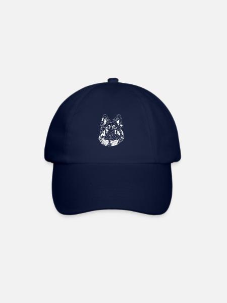 Altdeutscher Schäferhund - Harzer Fuchs Mix - Baseballkappe - Blau/Blau