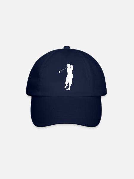 Golf Silhouette - Baseballkappe - Blau/Blau