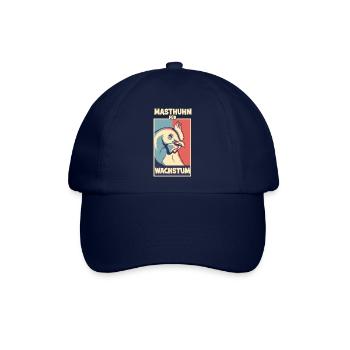 Masthuhn für Wachstum - Baseballkappe - Blau/Blau - Vorne