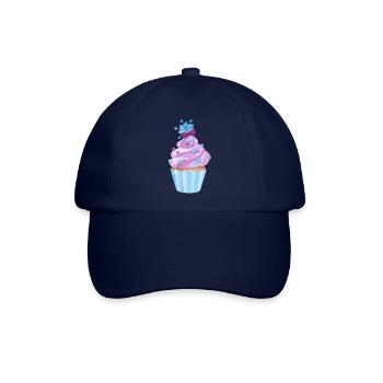 Cupcake Süßigkeiten - Baseballkappe - Blau/Blau - Vorne