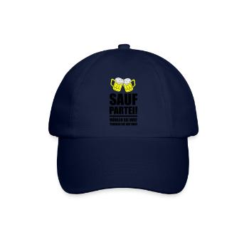 sauf partei - Baseballkappe - Blau/Blau - Vorne