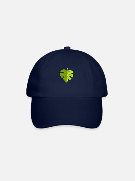 Monsterablatt - Baseballkappe - Blau/Blau