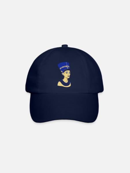 Nofretete Königin - Baseballkappe - Blau/Blau
