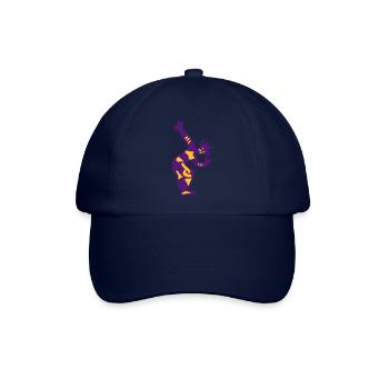 Afrikanischen Tanz Silhouette dance1 - Baseballkappe - Blau/Blau - Vorne