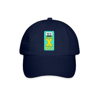 1972 Generation X Glam Rock - Baseballkappe - Blau/Blau - Vorne